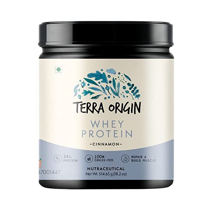 TERRA ORIGIN Grass-fed Whey Protein Cinnamon Flavour Image