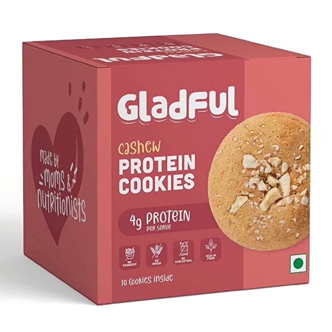 Gladful Cashew Protein Cookies Image