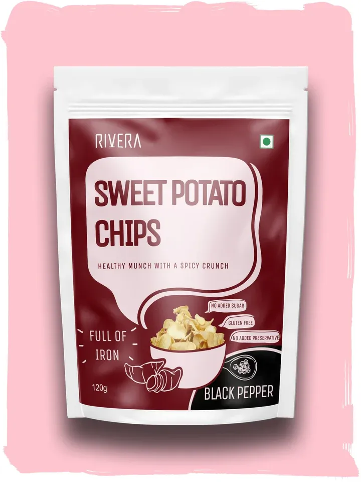 Rivera Sweet Potato Chips Black Pepper Image