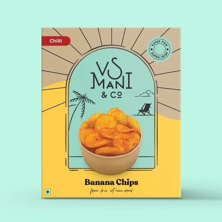 Vs Mani & Co Chilli Banana Chips  Image