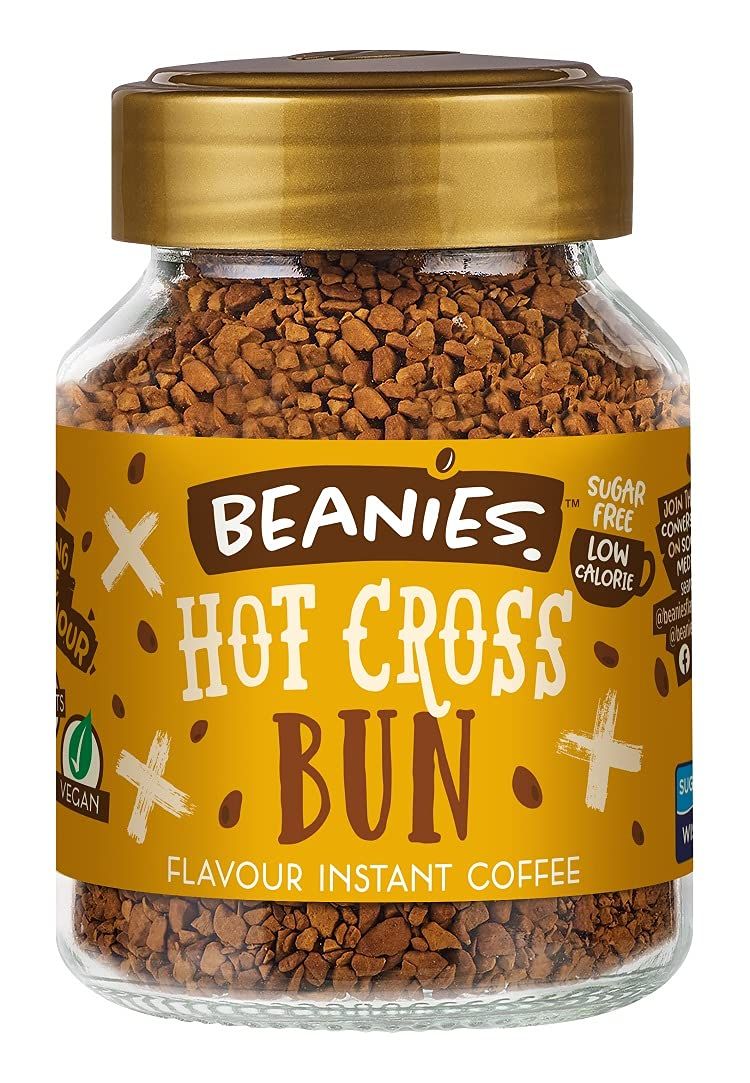 Beanies Hot Cross Instant Coffee Image