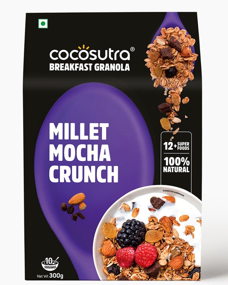 Cocosutra Millet Mocha Crunch Breakfast Granola Image