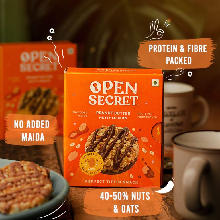 Open Secret Peanut Butter Nutty Cookies Image