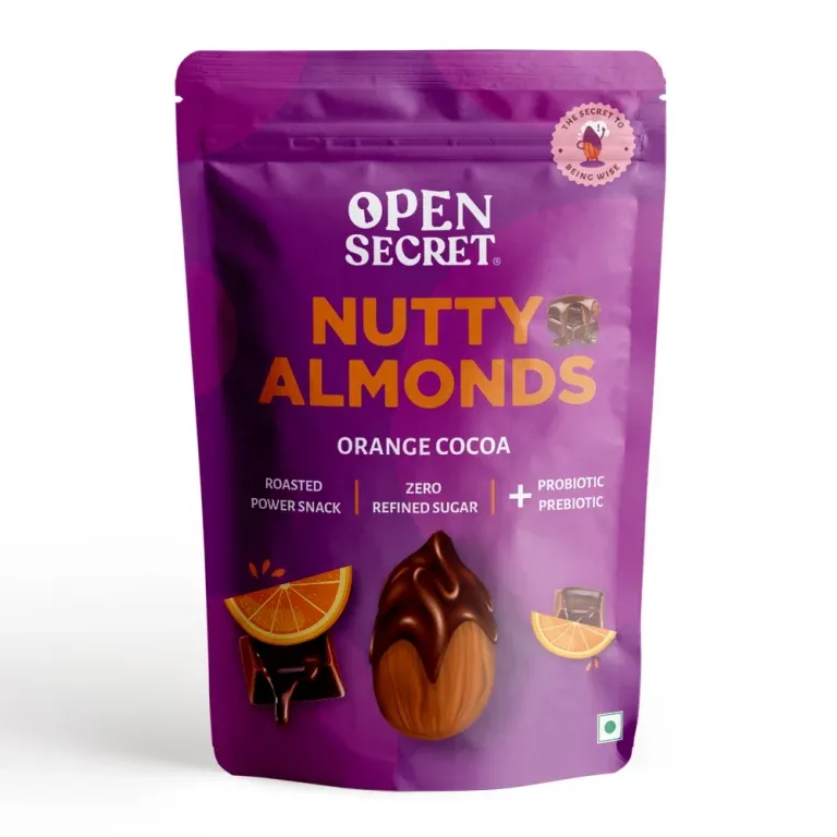 Open Secret Orange Cocoa Nutty Almonds Image