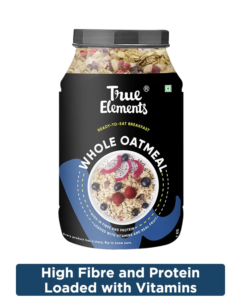 True Elements Whole Oatmeal With Chia & Fruits - Vitamin Rich Image