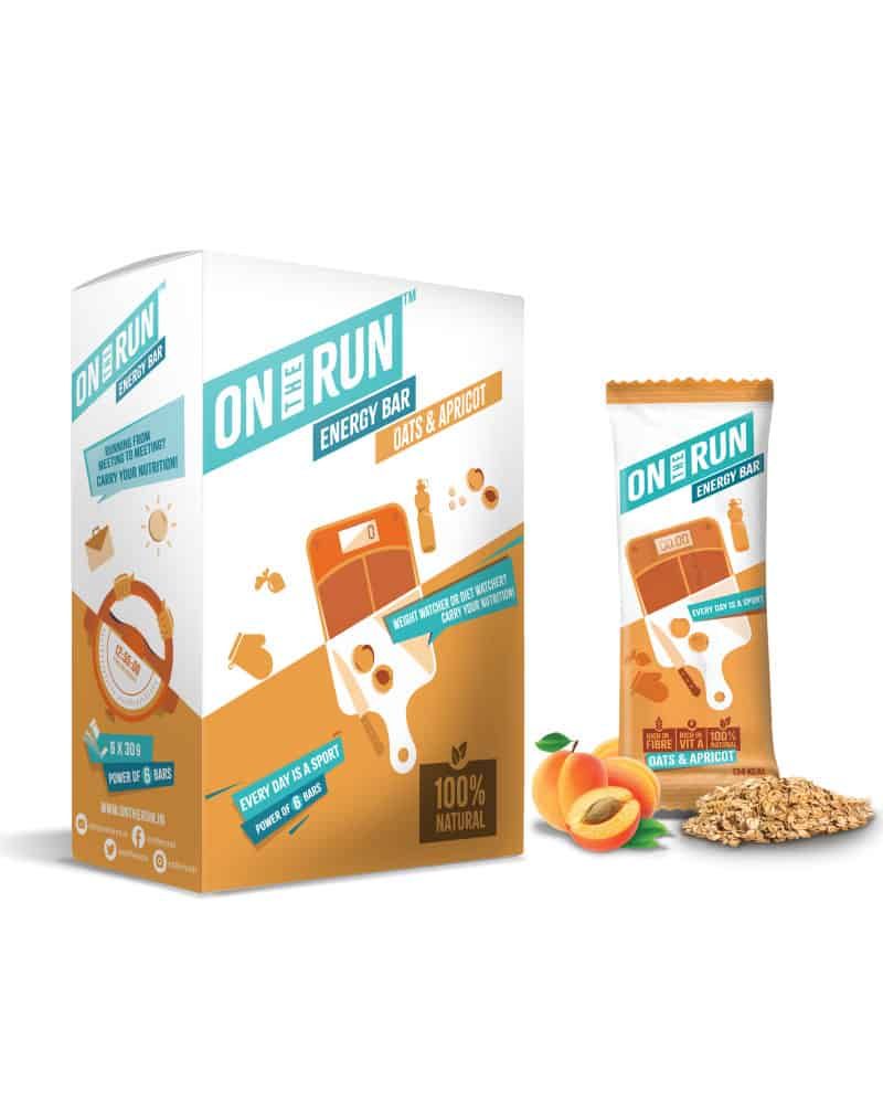 On The Run Energy Bar Oats & Apricot Image