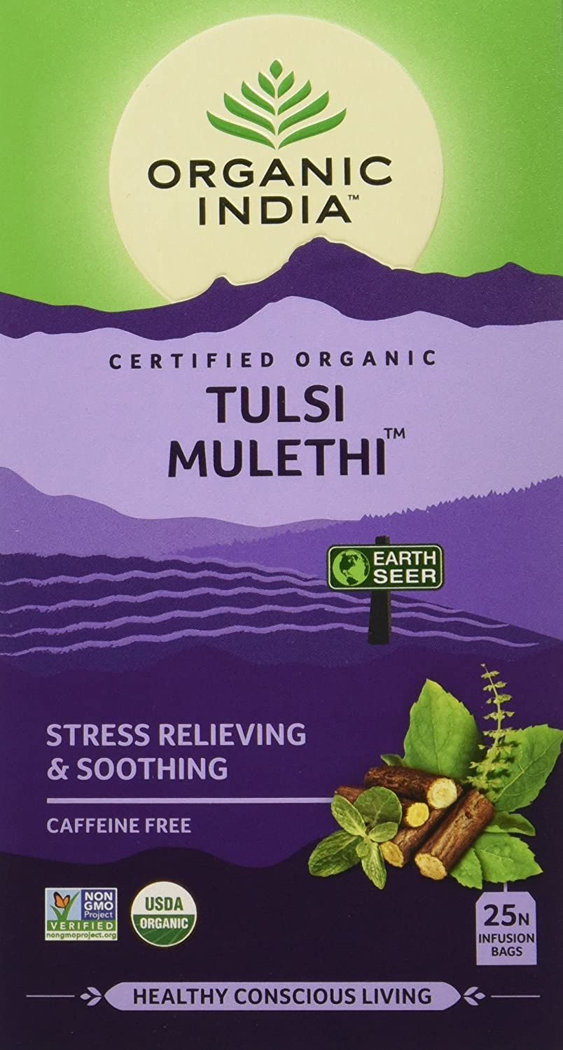 Organic India Tulsi Mulethi Tea Bags Image