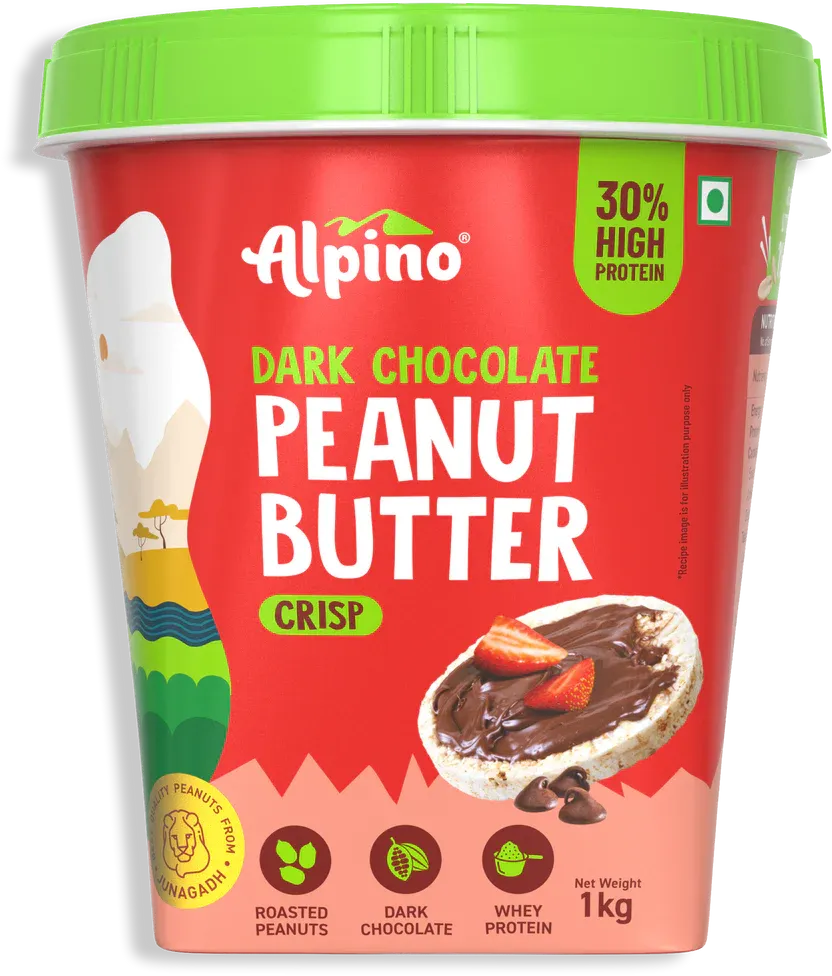 Alpino High Protein Dark Chocolate Peanut Butter Crisp  Image