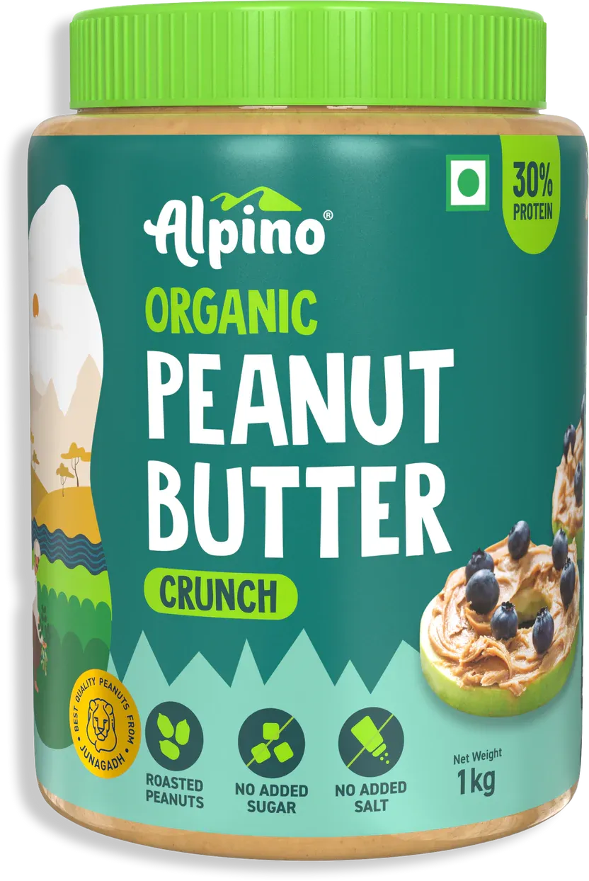 Alpino Organic Natural Peanut Butter Crunch  Image