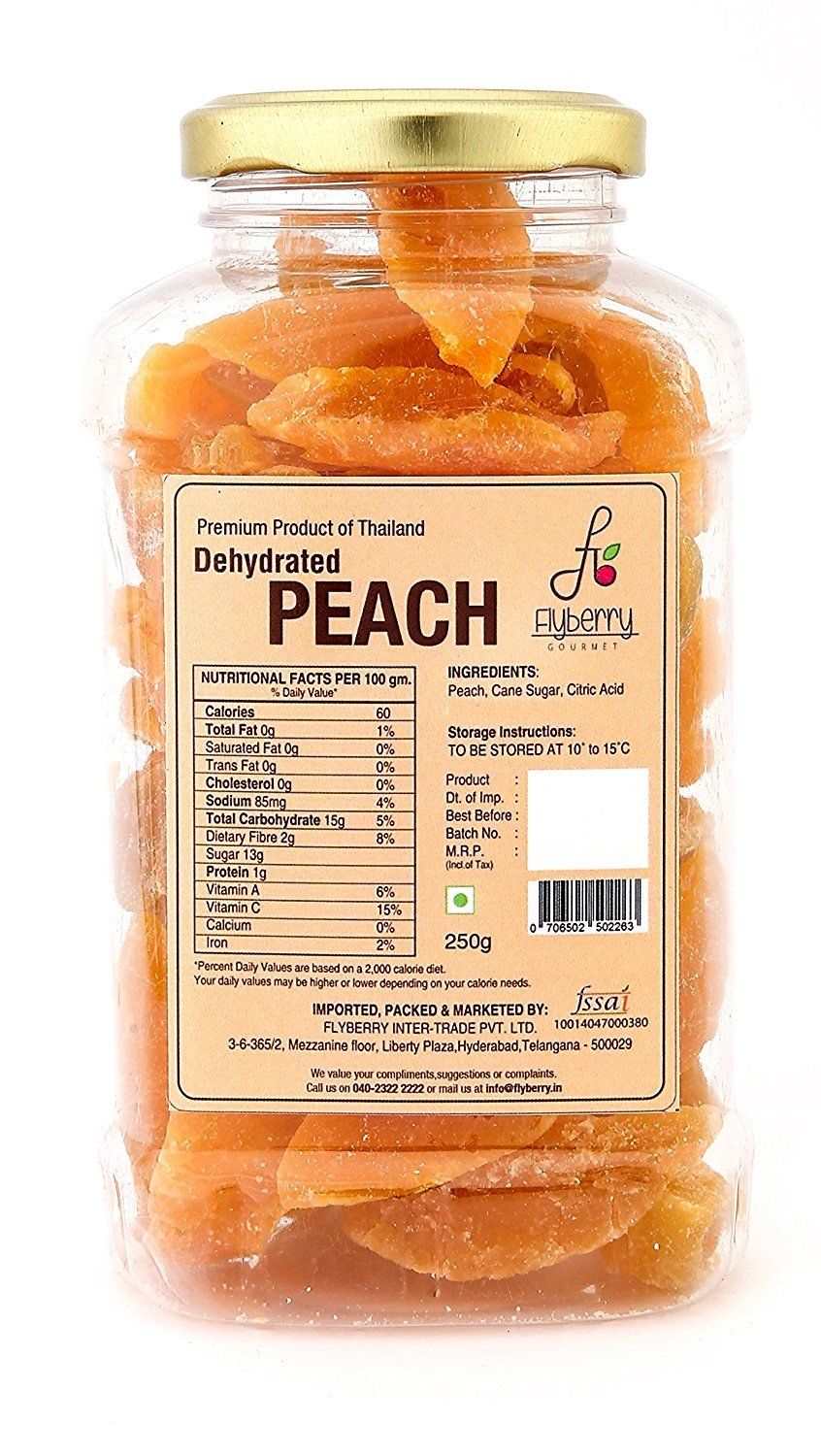 Flyberry Gourmet Dehydrated Peach Image