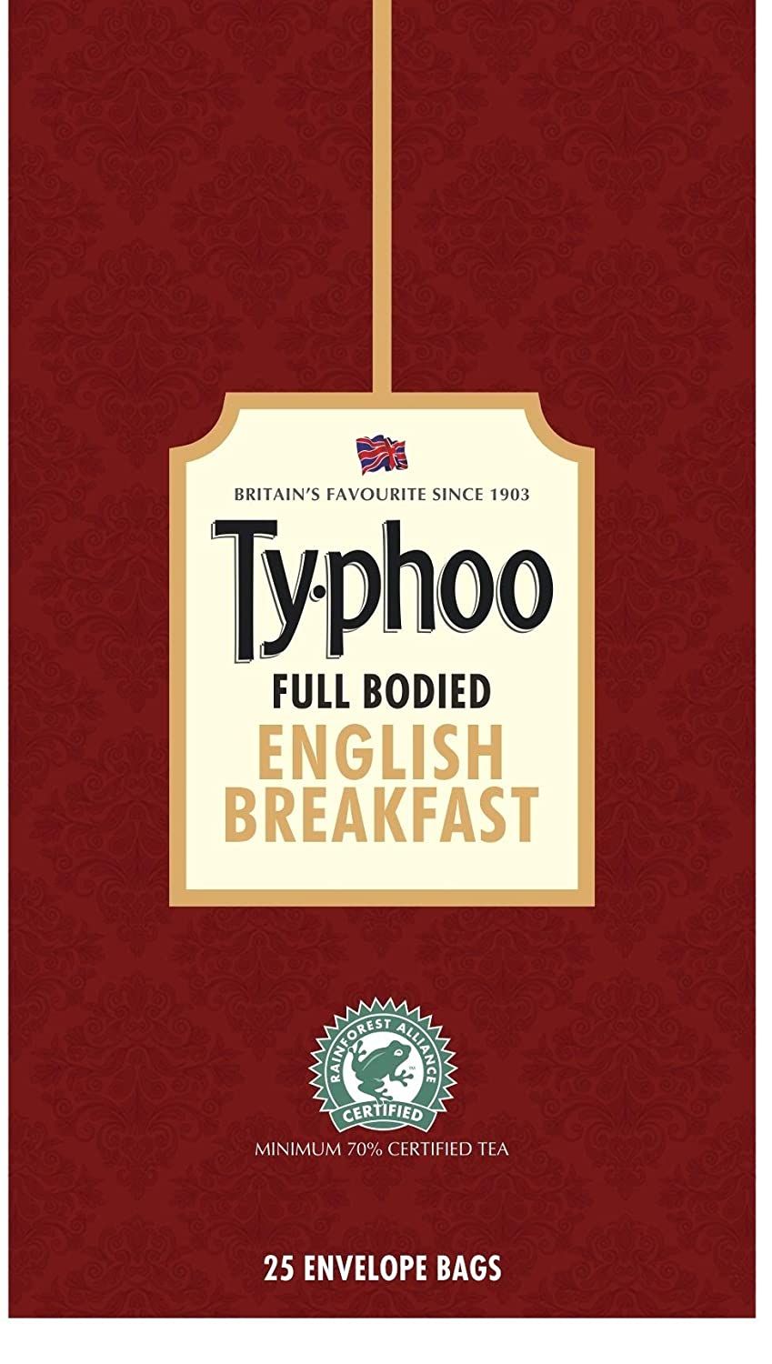 Typhoo Distinctive English Breakfast Black Tea Bags Image