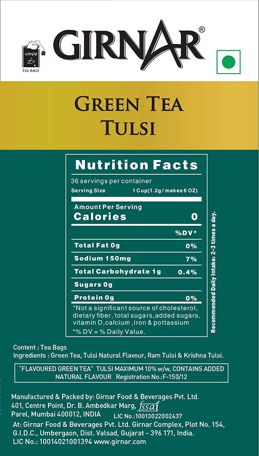 Girnar Green Tea With Tulsi Image