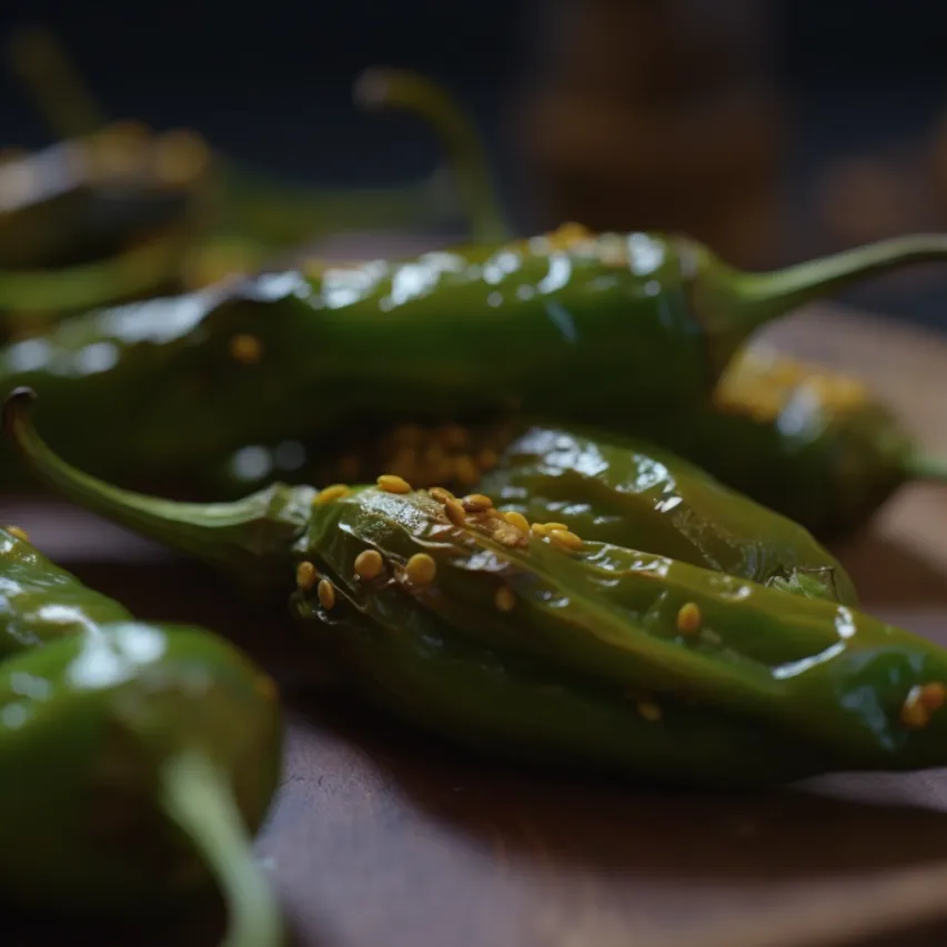 Spicy Besan-Stuffed Green Chillies