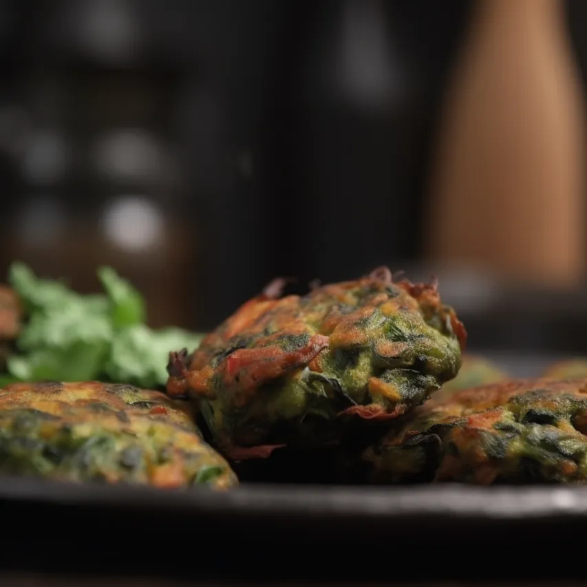 Spicy Spinach Fritters