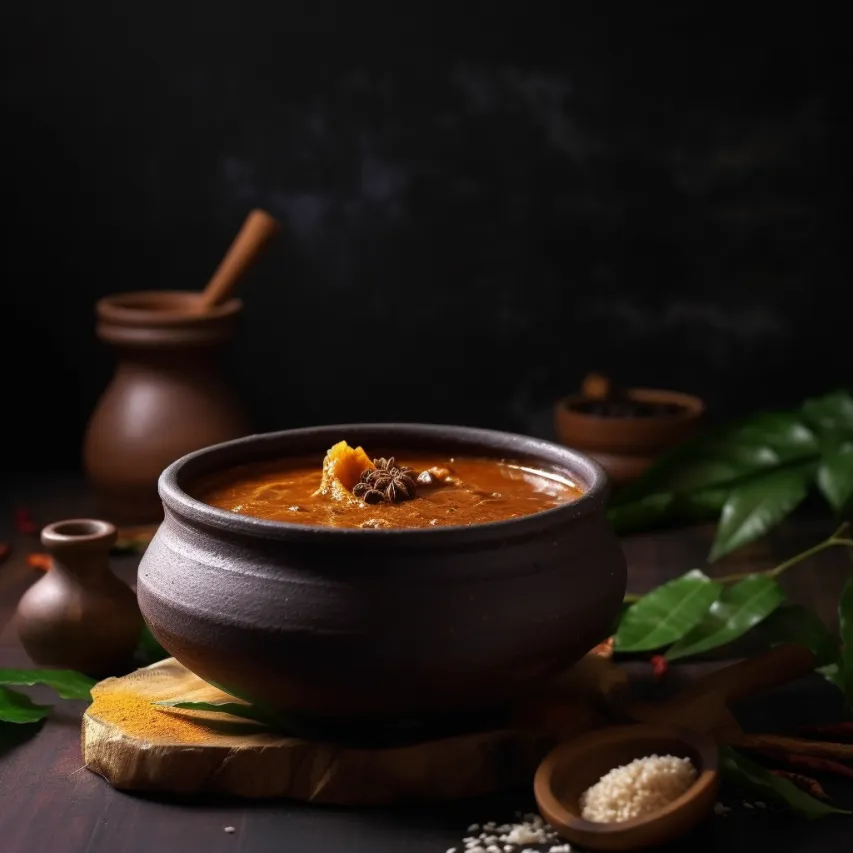 Udupi Style Coconut-Tamarind Amaranth Curry