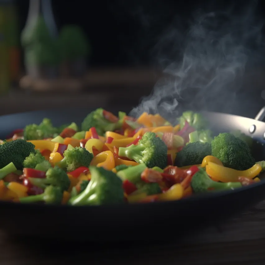 Colorful Broccoli and Bell Pepper Stir-Fry