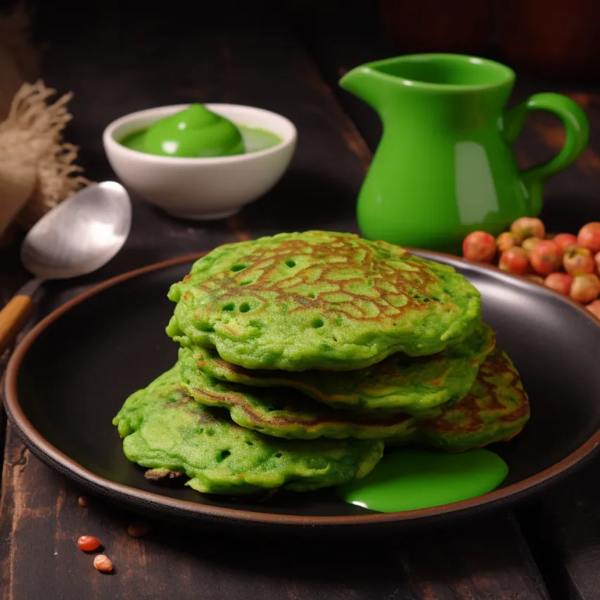 Bhojpuri Style Green Pea Pancakes