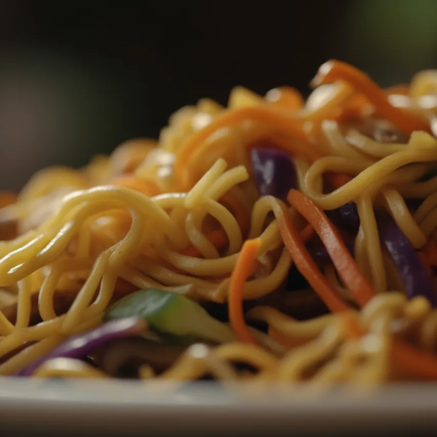 Colorful Vegetable Lo Mein
