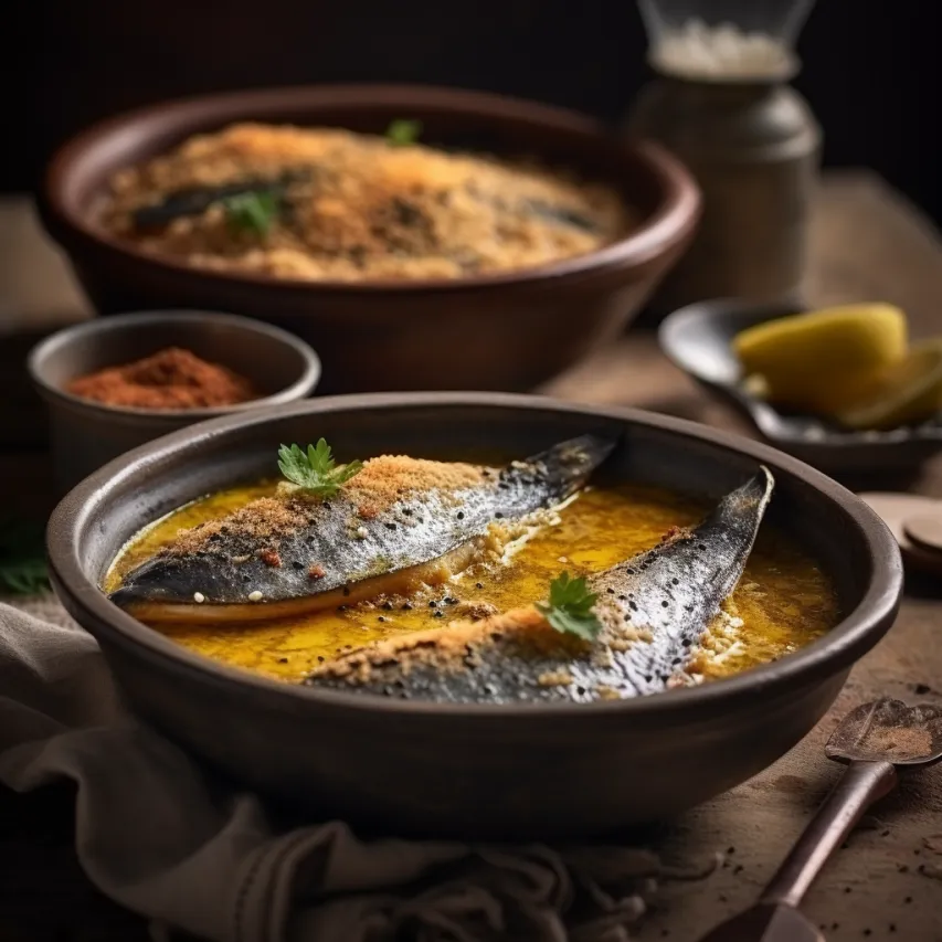 Bengali Style Hilsa Fish In Poppy Seeds & Mustard Curry