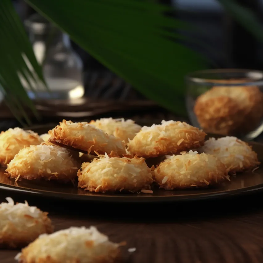 Tropical Coconut Thumbprint Cookies