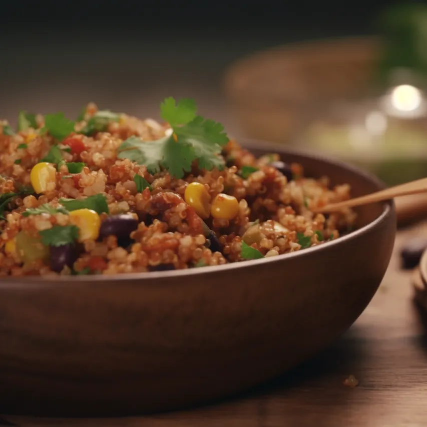 Mexican Quinoa and Brown Rice Medley