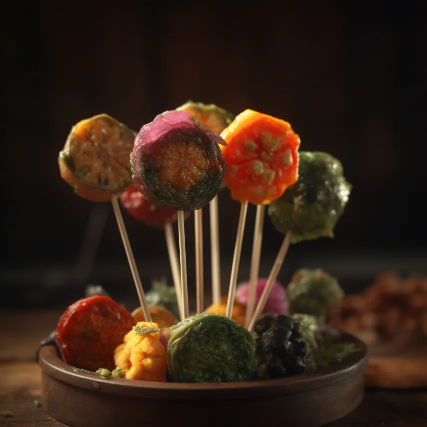 Vegetable Medley Lollipops