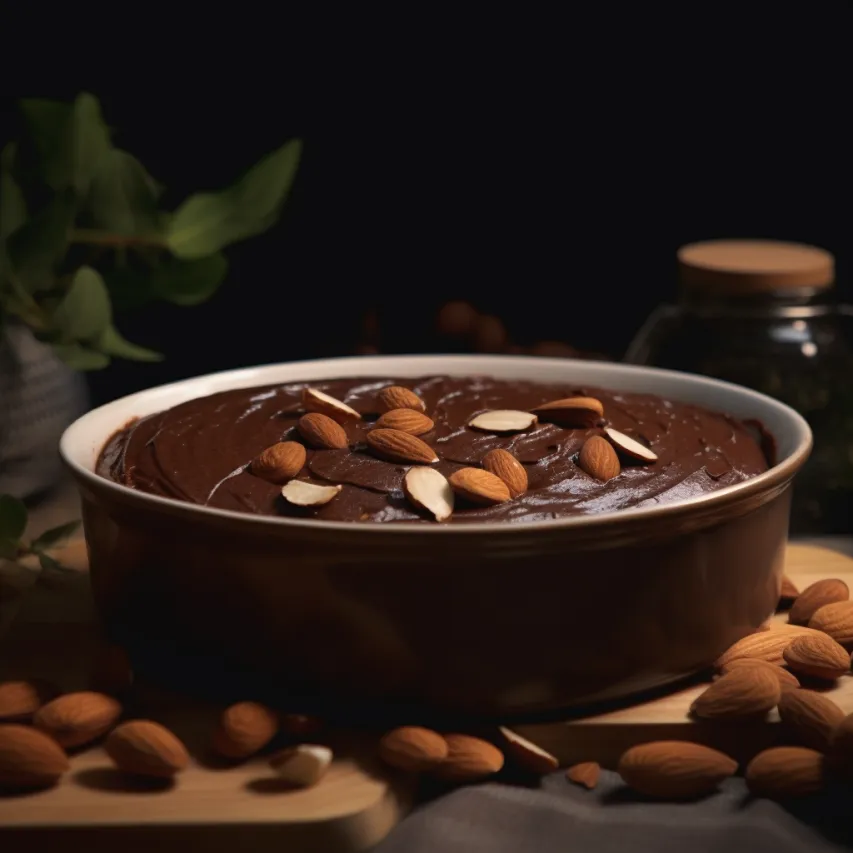 Vegan Chocolate Almond Pudding