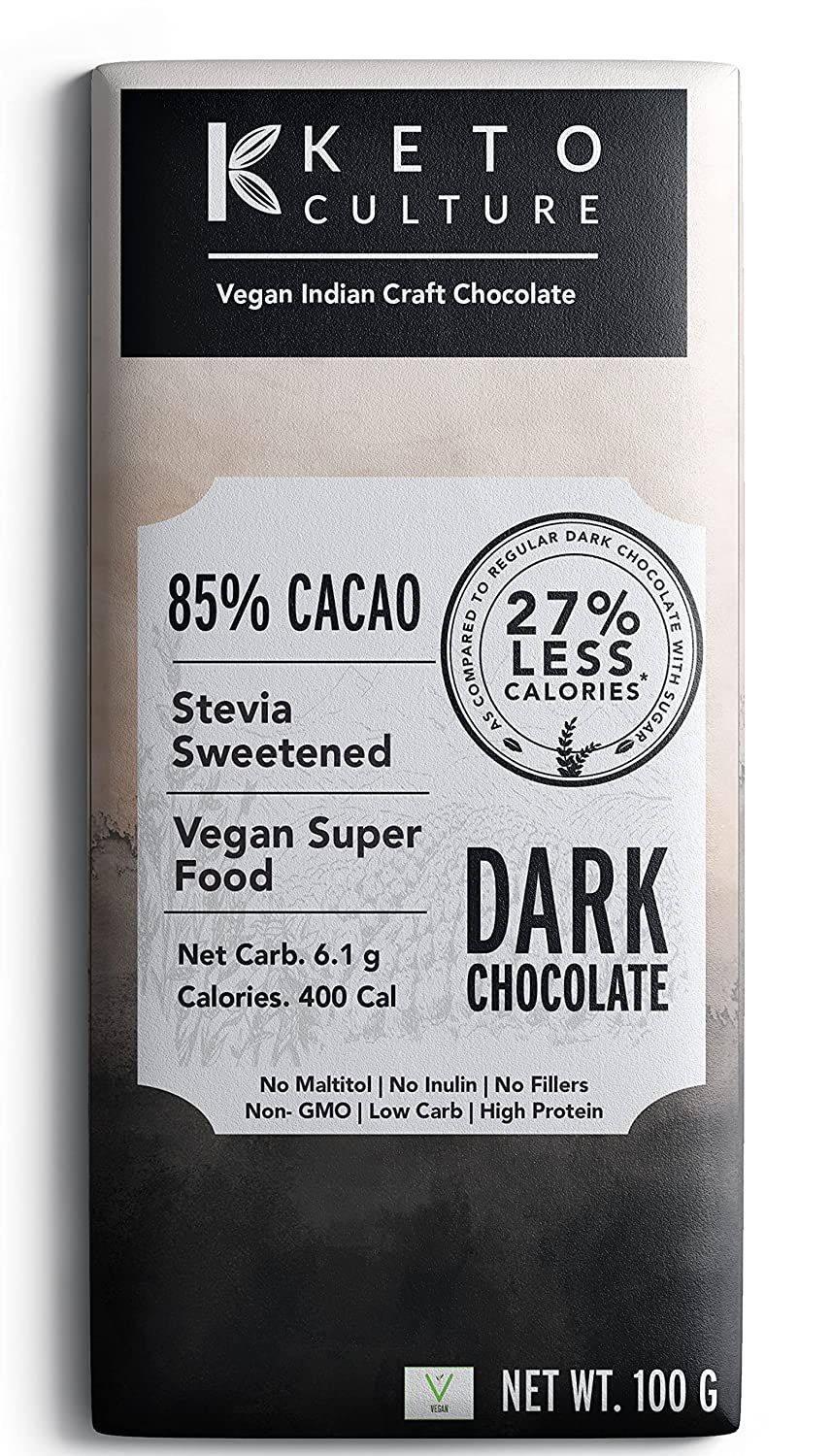 Keto Culture 85% Cacao Vegan Dark Chocolate Image