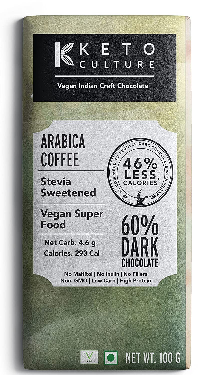 Keto Culture Arabica Coffee Vegan Dark Chocolate Image
