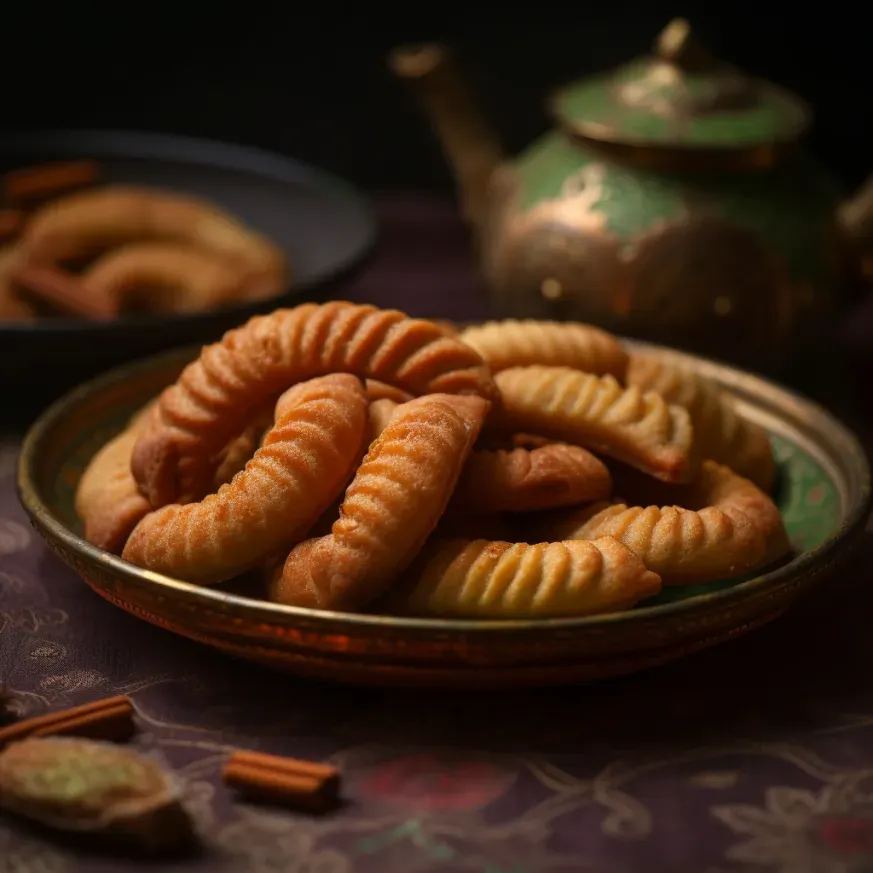 Hyderabadi Crescent Cookies