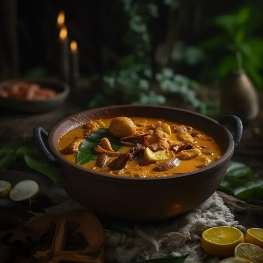 Kerala Style Arbi Coconut Curry