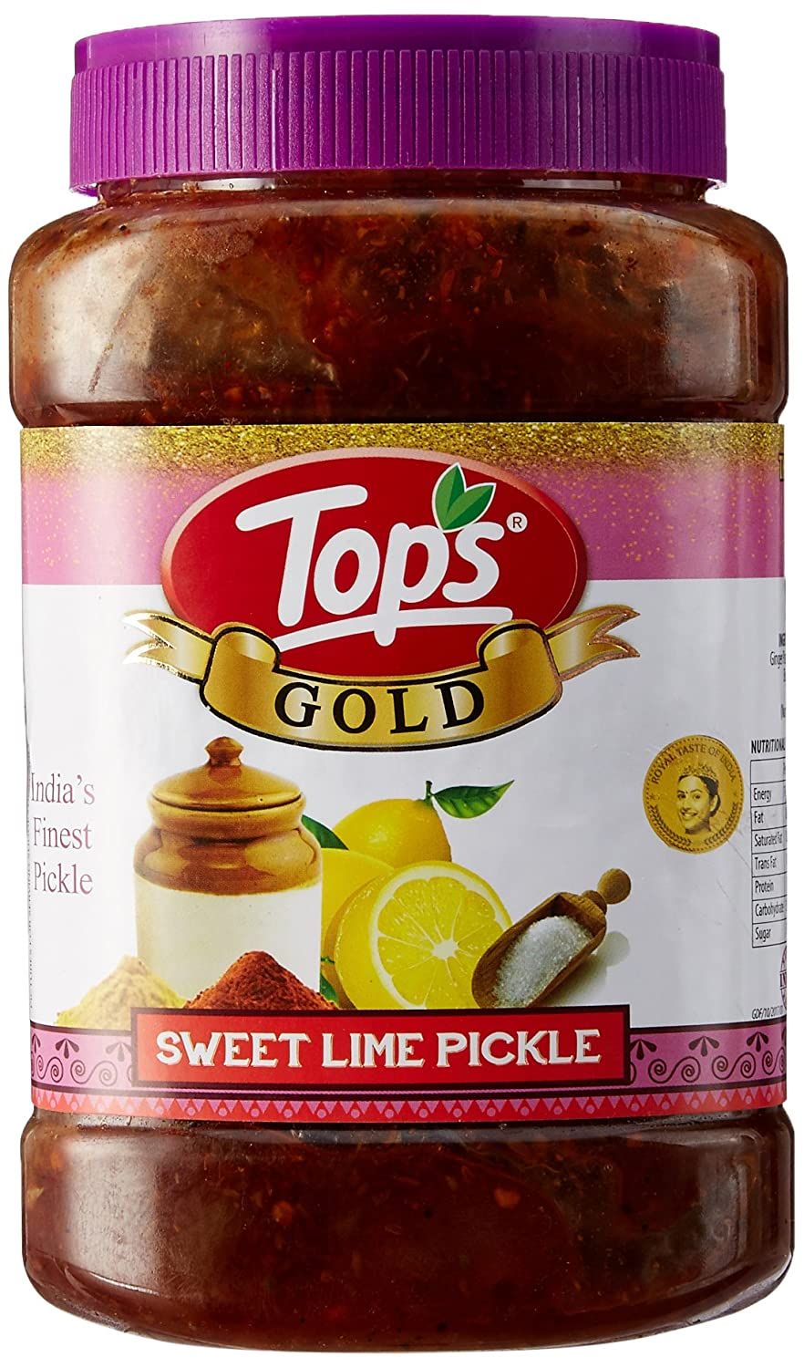 Tops Gold Sweet Lime Pickle Image
