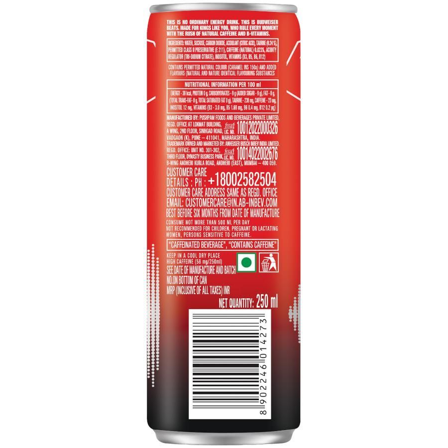 Budweiser Beats Energy Drink Image