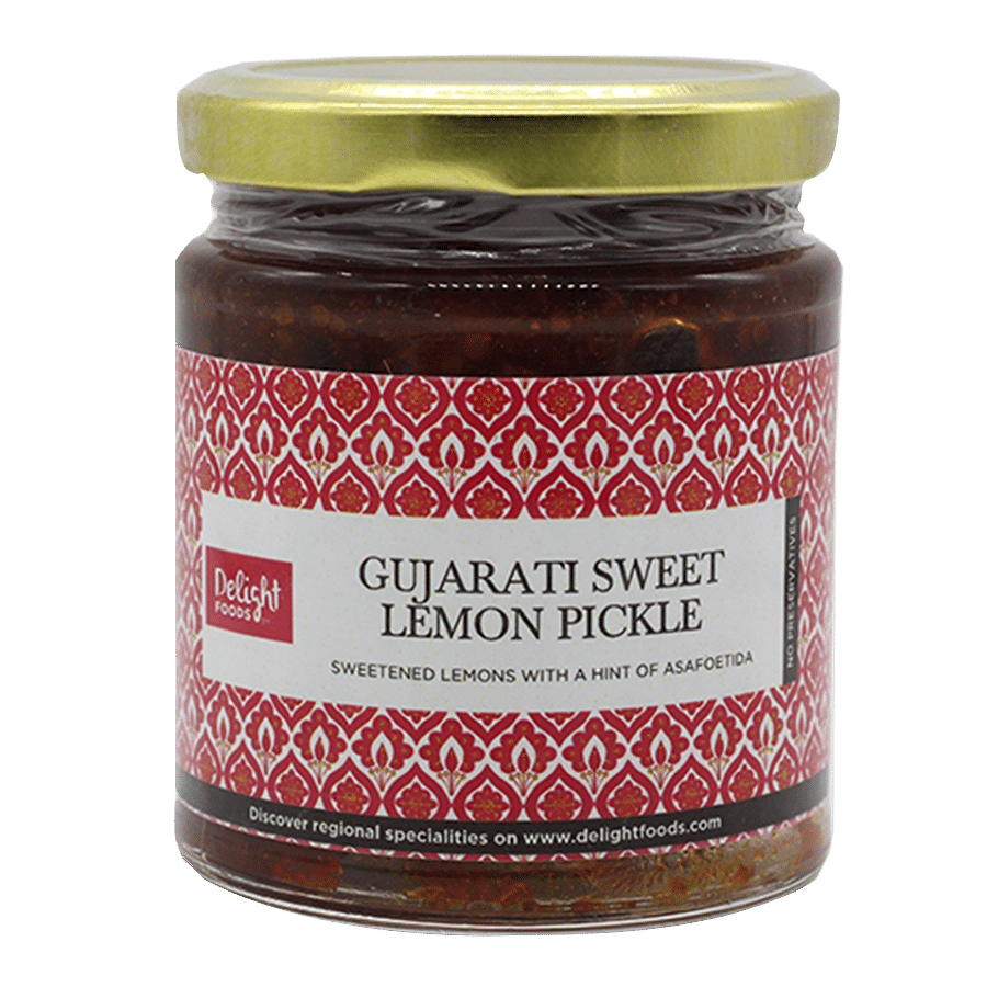 Delight Foods Gujrati Sweet Lemon Pickle Image