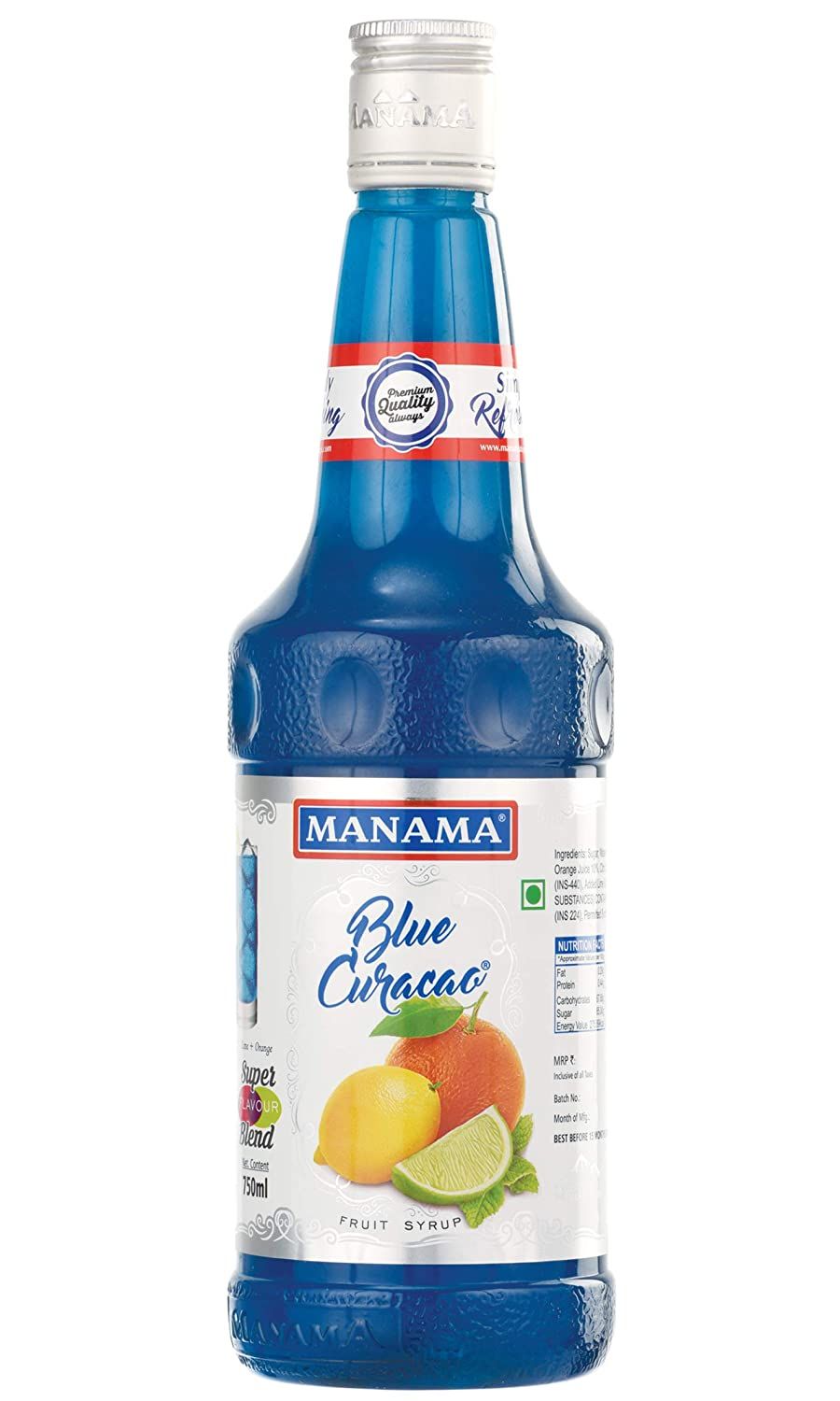 Manama Blue Curacao Flavoured Syrup Image