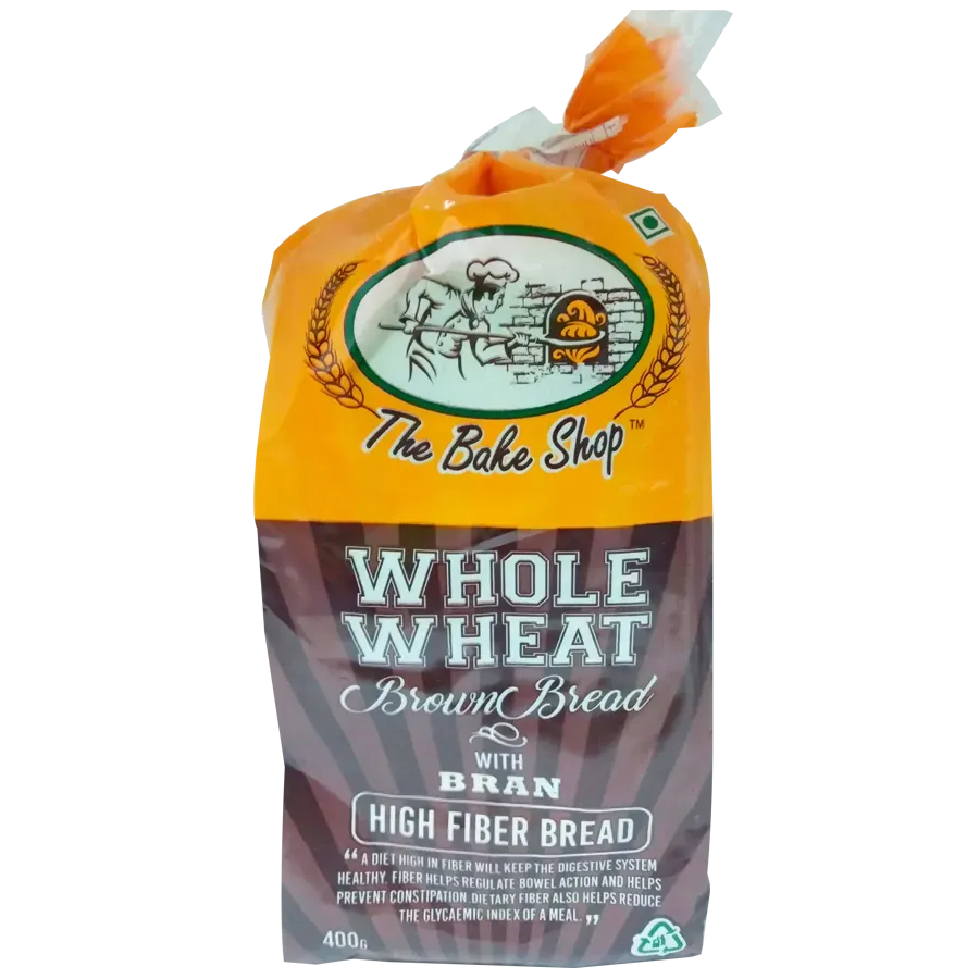 THE BAKE SHOP Whole Wheat Brown Bread With Bran Image