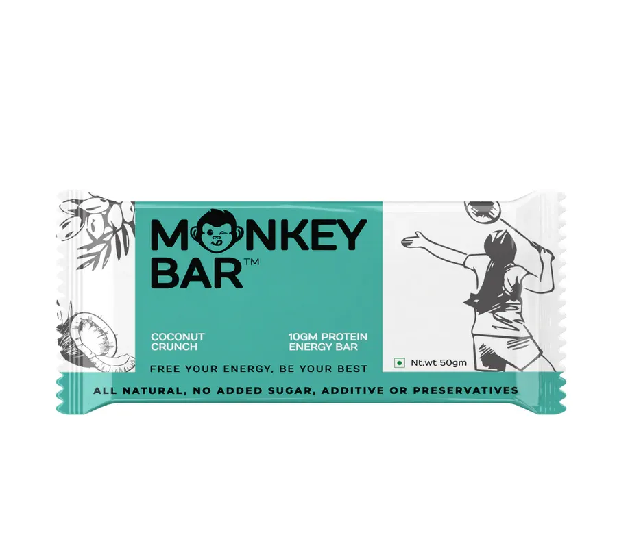Monkey Bar Coconut Crunch Protein Bar Image