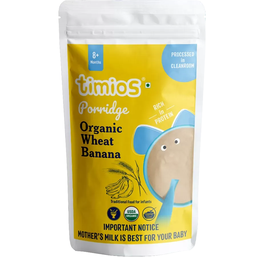 Timios Organic Wheat Banana Porridge Image