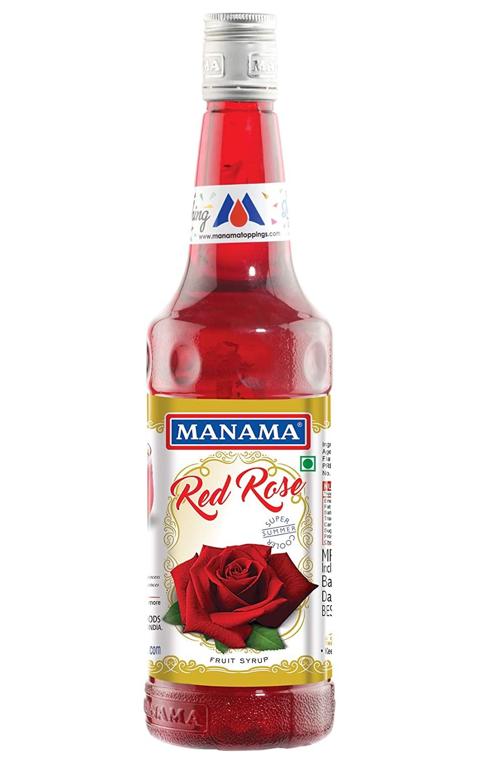 Manama Red Rose Flavoured Syrup Image