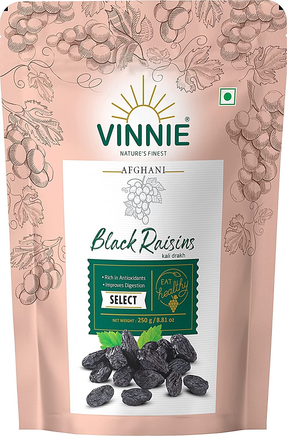 Vinnie Afghani Black Raisins Image