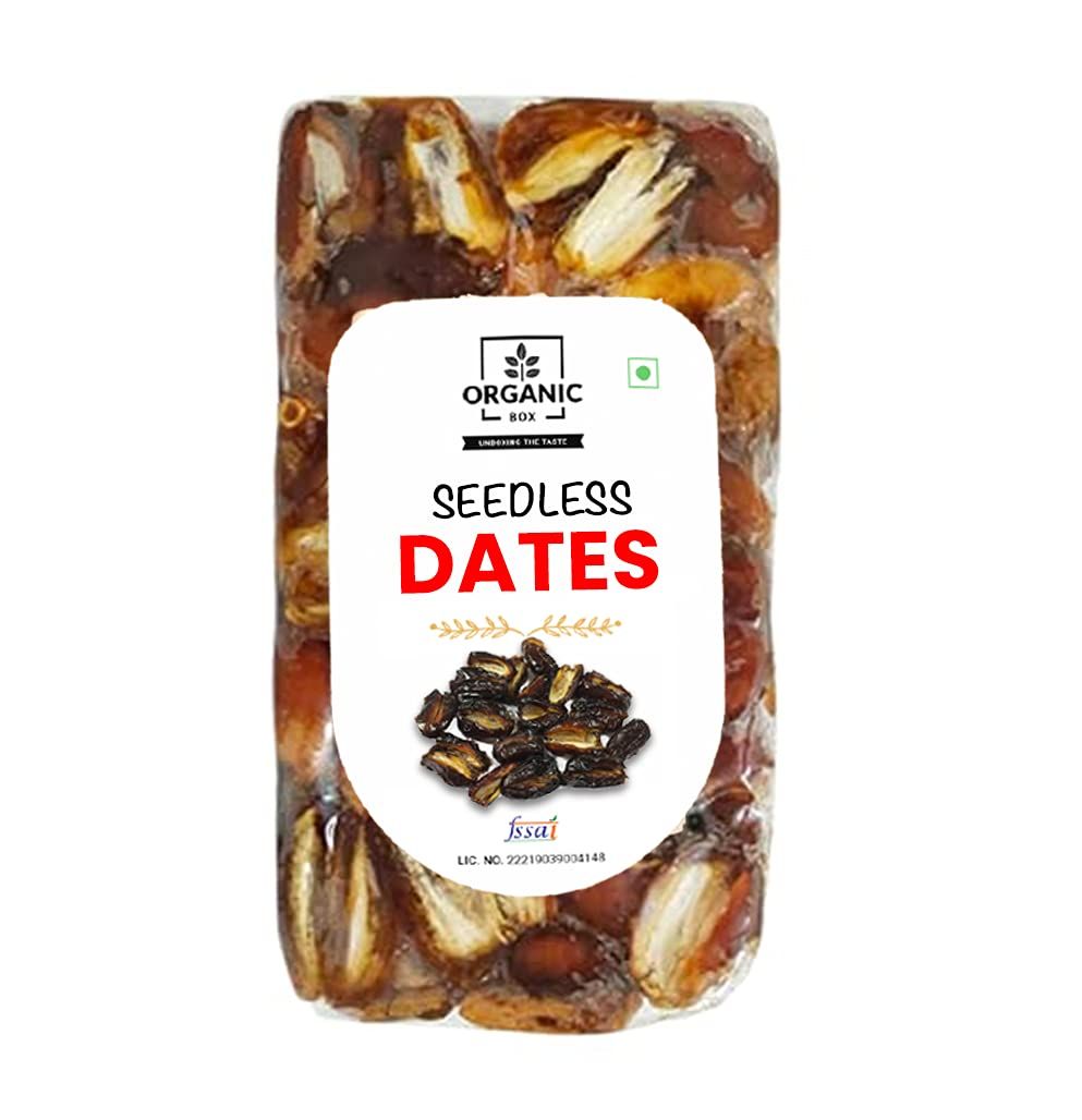Organic Box Dry Seedless Dates Image