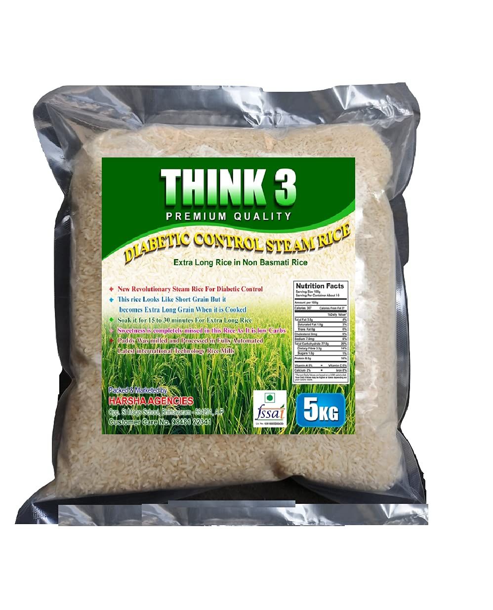 THINK3 Diabetic Control Steam Rice Image